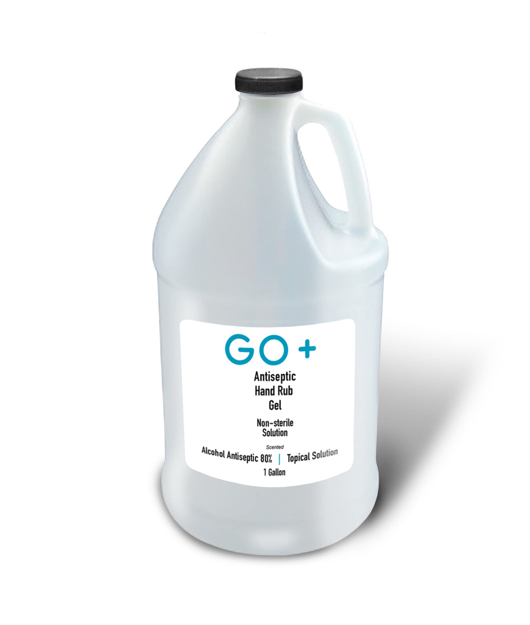 GO+ 1 Gallon Antiseptic Hand Rub Gel | Hand Sanitizer with Screw Top